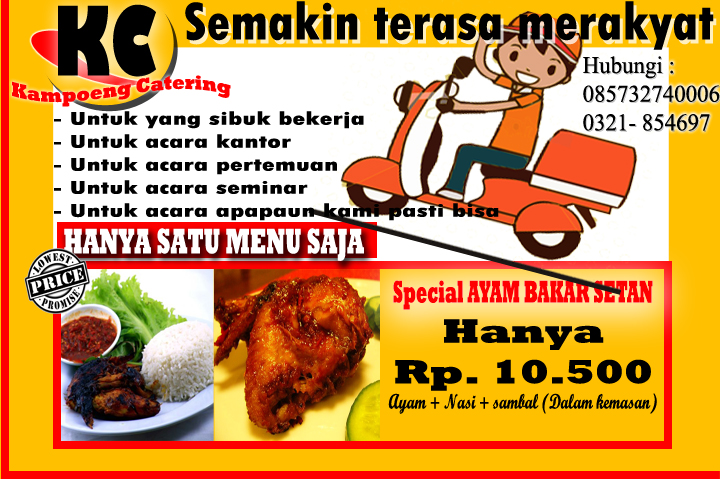 Brosur makanan,brosur katering,www.gudangwirausaha.wordpress.com